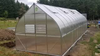 28 Christinas Review on Climapod 9x14 greenhouse kit [upl. by Ennairek]