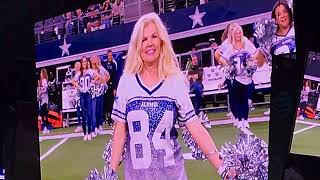 Dallas Cowboys Cheerleaders Alumni Weekend halftime Show Screen view only 121023 [upl. by Downall990]