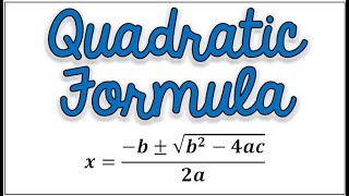 Using the Quadratic Formula to Solve amp Factor [upl. by Fabrice]