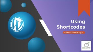 Using Files List Shortcode  CM Download Manager [upl. by Ahsyekat]