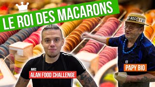 AlanFoodChallenge à la rencontre de Papy Bio le roi des macarons [upl. by Nomelif]