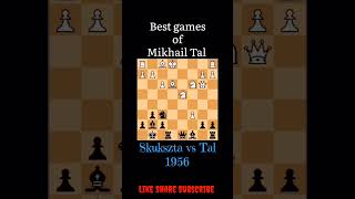 👌 😱 games of Mikhail Tal shorts ytshorts chess ches [upl. by Chandless]