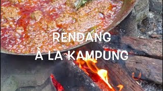 Rendang Kampung Partai Besar Dengan Api Kayu [upl. by Ynohtnaleahcim584]