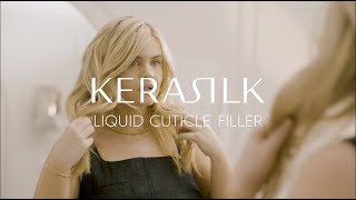 Liquid Cuticle Filler for HealthyLooking Repaired Hair  KERASILK [upl. by Layor]