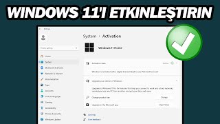 Windows 11 Nasıl Etkinleştirilir  Adım Adım [upl. by Hnoj]