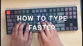 How to type faster [upl. by Hnoj]