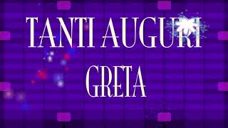 Tanti Auguri Greta Versione Swing  Buon compleanno  Happy Birthday Greta Swing Version [upl. by Zimmerman889]