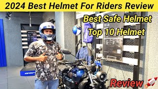 2024 Best helmet for Riders  Best Helmet Review 2024  Helmet Review  India Best Helmet [upl. by Maximilian]