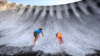 Expo 2020 Dubais FireSpitting Waterfall [upl. by Bina]