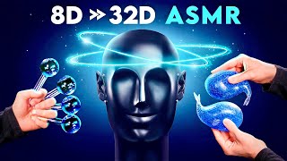 ASMR 8D to 32D MultiLayered Triggers for Total Relaxation and INTENSE Tingles No Talking  4K [upl. by Norris245]