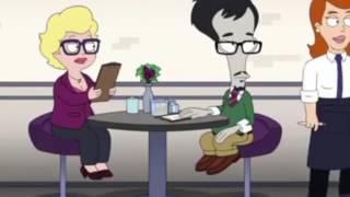 Roger at the restaurant  American Dad [upl. by Mcgaw]