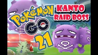 Kanto Raid Boss Smogmog  Shishamon  POKEMON GO 21  LVL UP [upl. by Wells748]