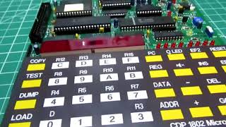 CDP 1802 Microprocessor Kit Review and Demonstration [upl. by Yetta]