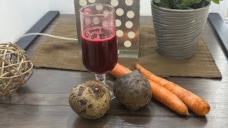 GINGERCARROTSBEETS JUICE [upl. by Brunhilde115]