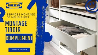 Montage tiroir Komplement Ikea  Armoire PAX [upl. by Enutrof]