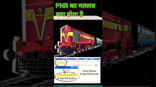 pnr क्या होता है facts indianrailways shorts short shortviral shortfeed [upl. by Suilienroc749]