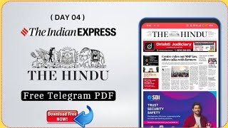 How to download the hindu and indian express free pdf indianexpressnewspaper thehindutodayanalysis [upl. by Ahsiri]