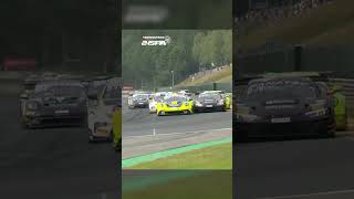 4 WIDE DOWN THE KEMMEL STRAIGHT 😱 FanatecGT Spa Racing Motorsport Spa24h GTWorldChEU [upl. by Aicenet]