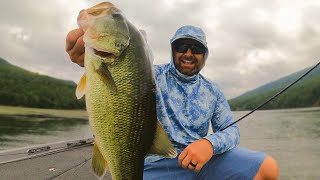 How To Catch Bass During Changing Conditions Fall Transition On A New Lake [upl. by Cheney]