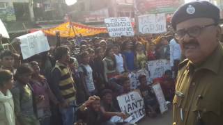 Government polytechnic silli students struggling for change the name in AICTE portal at Birsa chowk [upl. by Yhtir]