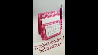 Tutorial TischkalenderNotizhalter [upl. by Iru]