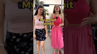 My armpit stinks englishtips comedy funny fashion sister learnenglish english [upl. by Laurentium]