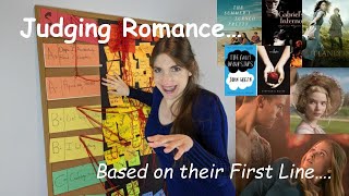 Rating Romance Novelsby only the first line [upl. by Koran]