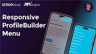 Create a Responsive Profile Menu for Mobile with JetEngine ProfileBuilder [upl. by Wynnie]