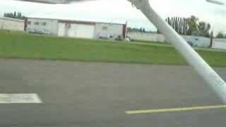 Cessna Landing flap failure on short runway [upl. by Akinom]