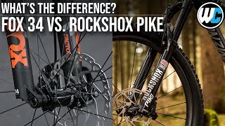 Fox 34 vs Rockshox Pike  Fork Comparison [upl. by Odawa]