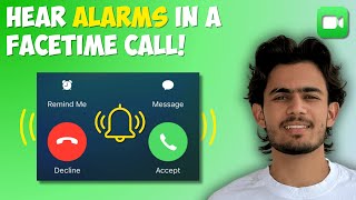 How to Hear Your Alarm While On Facetime Call [upl. by Tnahsin]