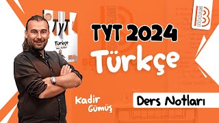 1 TYT Türkçe  Ses Bilgisi 1  Kadir GÜMÜŞ  2024 [upl. by Bertelli]