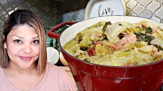 Southern Style Cabbage  Braised Cabbage Recipe  Simply Mama Cooks [upl. by Nylarad826]