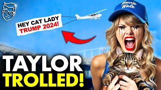 Taylor Swift SCREAMS As Team Trump Fly ‘TRUMP 2024’ Banners Over Her Concert  Swifties Salty Cry 🤣 [upl. by Tortosa]