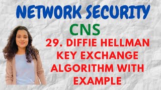 29 Diffie Hellman Key Exchange Algorithm  Asymmetric key cryptography CNS [upl. by Anel]