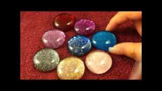 How To Make Nail Polish Gems [upl. by Noryt767]