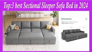 Top3 best Sectional Sleeper Sofa Bed in 2024 [upl. by Atis]