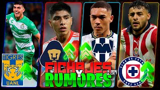 VINICIUS A MONTERREY  CRUZ AZUL GANA A ALEXIS VEGA  RUMORES Y FICHAJES CL 2024  LIGA MX [upl. by Aile]