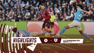 Serie A Tim 20232024  20ª giornata  Napoli  Salernitana 2  1  Highlights [upl. by Farrison997]