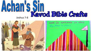 Achan’s Sin Bible Craftbiblecrafts sundayschoolcraft sundayschoolbiblestories [upl. by Eirrehc]