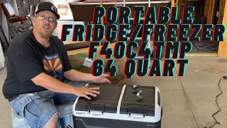 Best portable Amazon fridge F40C4TMP Portable FridgeFreezer Review [upl. by Otero]