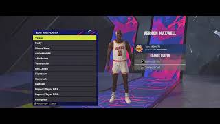 Vernon Maxwell CyberFace for NBA 2K25 [upl. by Lorrayne]