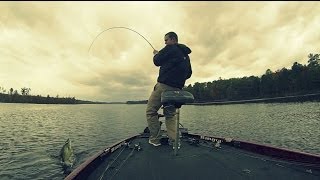 Bass Fishing on Shearon Harris with Tyler Faggart HD [upl. by Ardnnek445]