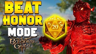 HOW TO BEAT HONOR MODE amp Advanced Tips in Baldurs Gate 3 [upl. by Almira]