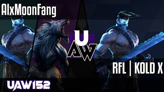 Killer Instinct  UAW152  AlxMoonFang vs RFL  K0LD X Match 112  Winners Round 1 [upl. by Eirellam221]