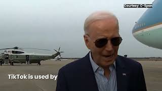 If Congress passes it Ill sign it US Prez Biden on TikTok ban [upl. by Htebasyle]