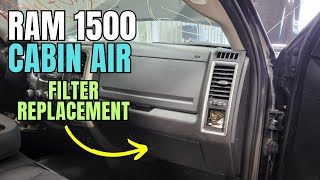 How To Replace 20192022 Ram 1500 Cabin Air Filter [upl. by Rudie]