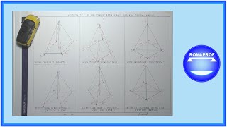 ASSONOMETRIE PIRAMIDE A BASE QUADRATA  OBLIQUE E ORTOGONALE  803 [upl. by Duarte]