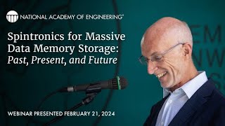 Stuart Parkin quotSpintronics for Massive Data Memory Storage Past Present and Futurequot [upl. by Maximo251]