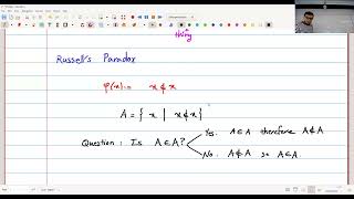 Lecture 27  Russells Paradox and Zermelo–Fraenkel Axioms [upl. by Tik]